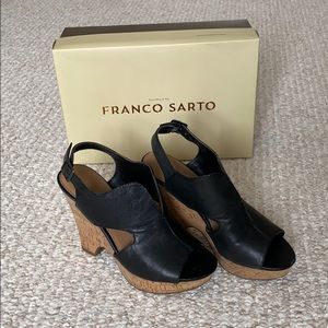 FRANCO SARTO Black Platforms